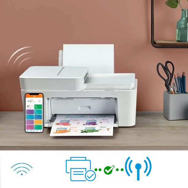 how to connect my hp deskjet 3755 to wifi